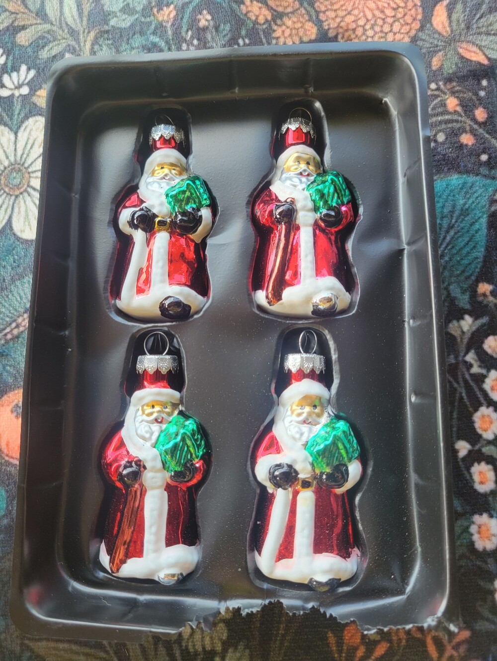 Radko Glass Santa Christmas Tree Ornaments Holiday Decor